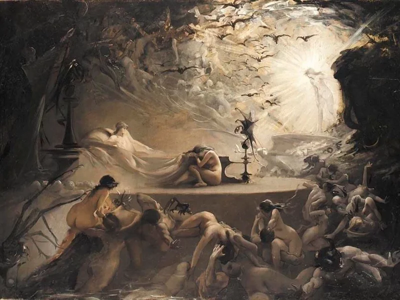 1851-Luis Ricardo Falero - Allegoria della Purezza e della Lussuria